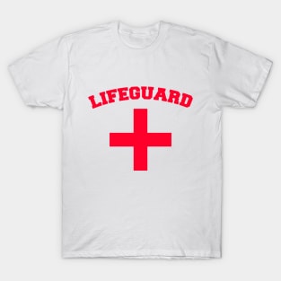 Lifeguard Beach Summer Swimming Ocean Lake Hero T-Shirt